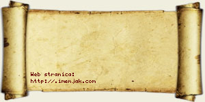 Cane Kušnorjev vizit kartica